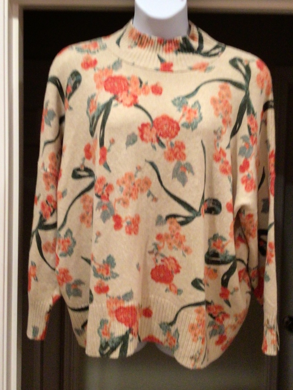 Lauren Conrad 3X Floral Sweater